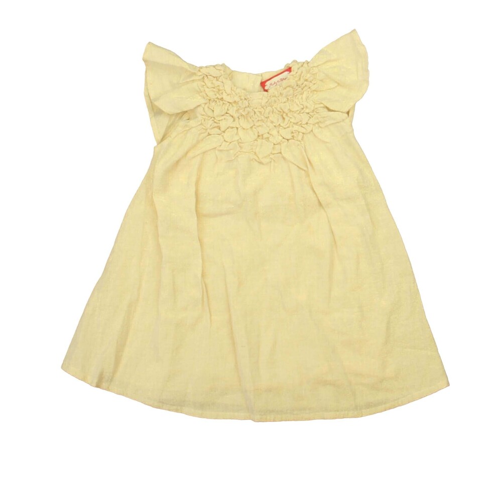 Ruby & Bloom Girls Gold Dress size: 12 Months